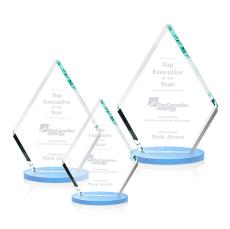 Canton Sky Blue Crystal Award - Awards and Trophies