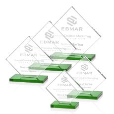 Wellington Green Diamond Crystal Award - Awards and Trophies
