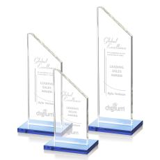 Dixon Sky Blue Peaks Crystal Award - Awards and Trophies
