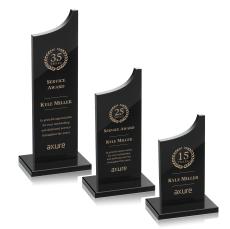 Berrattini Black Peaks Crystal Award - Awards and Trophies