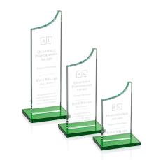 Eden Green Peaks Crystal Award - Awards and Trophies