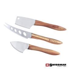 Swissmar Acacia Handle Cheese Knife Set - 3pc  - Housewares