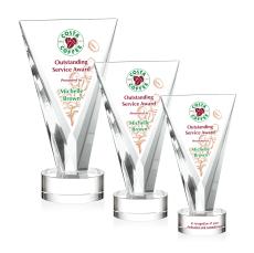 Mustico Full Color Clear Unique Crystal Award - Awards and Trophies