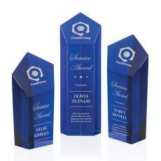 Jolanda Blue Towers Crystal Award - Crystal Awards