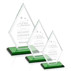 Tuscany Green Diamond Crystal Award - Diamond Awards