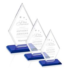 Tuscany Blue Diamond Crystal Award - Diamond Awards