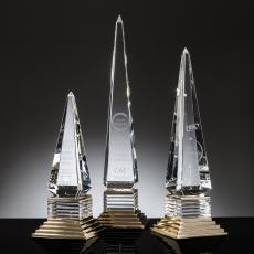 Tribune Obelisk Crystal Award - Awards and Trophies