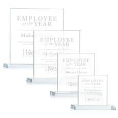 Cardiff Clear Square / Cube Crystal Award - Desktop Awards