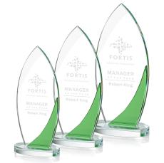 Harrah Green Peaks Crystal Award - Awards and Trophies