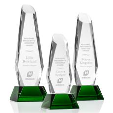 Rawlinson Green  on Base Obelisk Crystal Award - Awards and Trophies