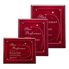 Sedum Plaque - Rosewood - Awards and Trophies