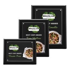 Sedum Plaque Full Color - Black  - Awards and Trophies