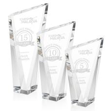 Plymouth Clear Peaks Crystal Award - Crystal Awards