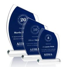 Valentia Blue Peaks Crystal Award - Crystal Awards