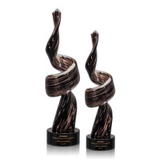 Orion Black Base Unique Glass Award - Awards and Trophies