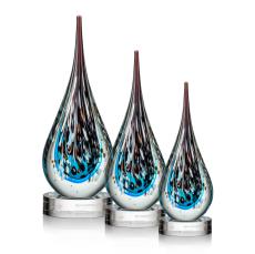 Bonetta Tear Drop Glass Award - Awards and Trophies