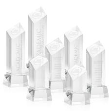Barone Clear on Base Towers Crystal Award - Diamond Awards