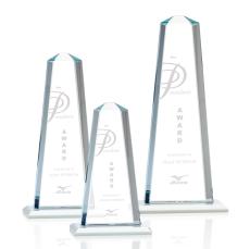 Pinnacle White Towers Crystal Award - Awards and Trophies