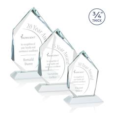 Deerhurst Ice Peak White Peaks Crystal Award - Awards and Trophies