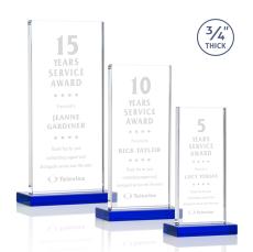 Arizona Blue Rectangle Crystal Award - Awards and Trophies