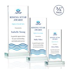 Arizona Full Color Clear Rectangle Crystal Award - Awards and Trophies