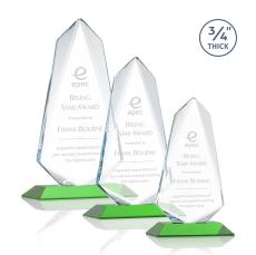 Sheridan Green Unique Crystal Award - Awards and Trophies