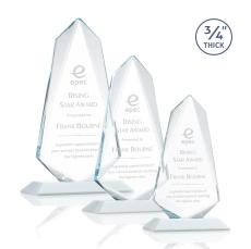 Sheridan White Unique Crystal Award - Crystal Awards
