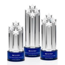 Ascot Star Blue Towers Crystal Award - Awards and Trophies