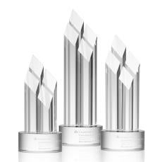 Overton Clear Towers Crystal Award - Diamond Awards