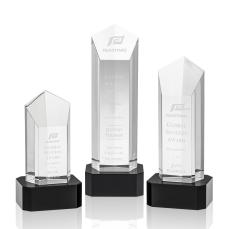 Jolanda Black on Base Towers Crystal Award - Awards and Trophies