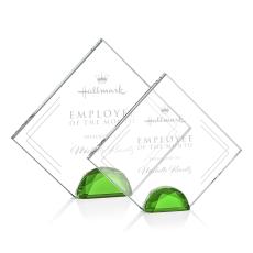Deerfield Green Diamond Crystal Award - Diamond Awards