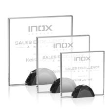 Entwhistle Black Square / Cube Crystal Award - Diamond Awards