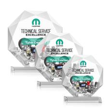Kitchener  Full Color Clear  Polygon Crystal Award - Awards and Trophies