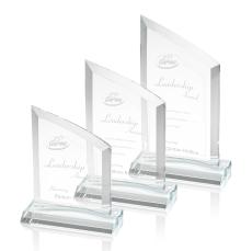Templar Clear Peaks Crystal Award - Awards and Trophies