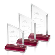 Templar Red Peaks Crystal Award - Awards and Trophies