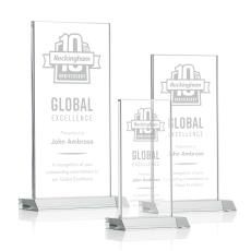 Bolton Clear Rectangle Crystal Award - Awards and Trophies