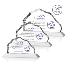 Petersen Full Color White Crystal Award - Awards and Trophies