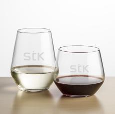 Mandelay Stemless Wine - Deep Etch - Barware