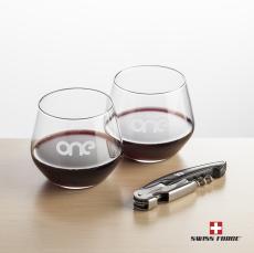 Swiss Force Opener & Mandelay Stemless Wine - Corporate Gifts