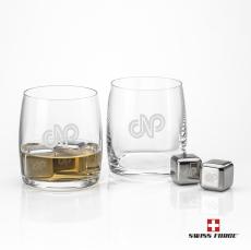 Swiss Force S/S Ice Cubes & 2 Gwynedd Tasters - Barware