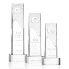 Rushmore Clear on Base Towers Crystal Award - Awards and Trophies