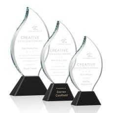 Norina Black Flame Crystal Award - Awards and Trophies