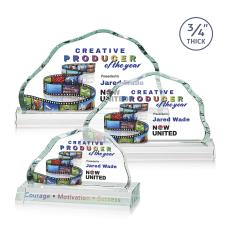 Highbridge Full Color Starfire Crystal Award - Awards and Trophies