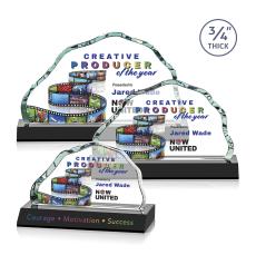 Highbridge Full Color Black Crystal Award - Awards and Trophies