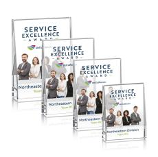 Miranda Full Color Rectangle Crystal Award - Awards and Trophies