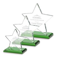 Sudbury Green Star Crystal Award - Star Awards