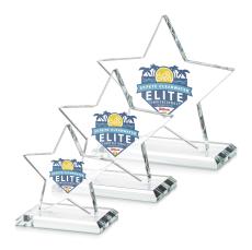 Sudbury Full Colorfire Star Crystal Award - Awards and Trophies