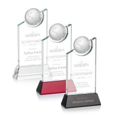 Brixton Optical Globe Crystal Award - Awards and Trophies