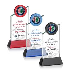 Fleet Full Color Peaks Crystal Award - Awards and Trophies