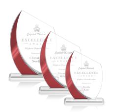 Wadebridge Red Peaks Crystal Award